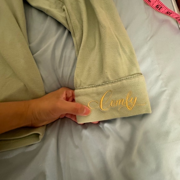 Green sleepwear button up - Picture 10 of 10